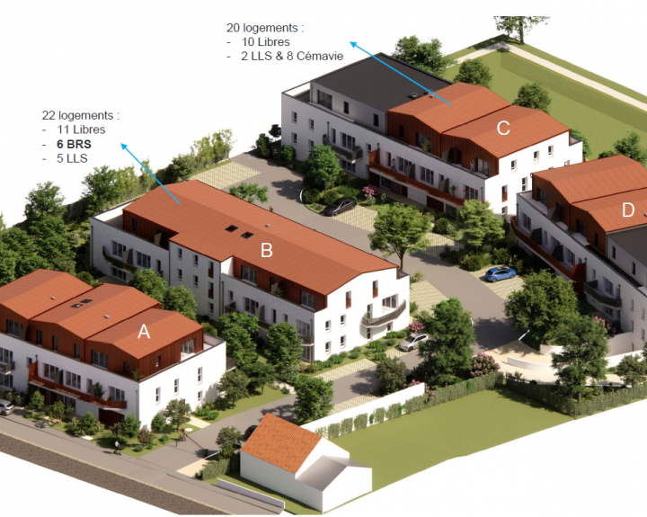 Logements BRS - Saint-Sébastien-sur-Loire