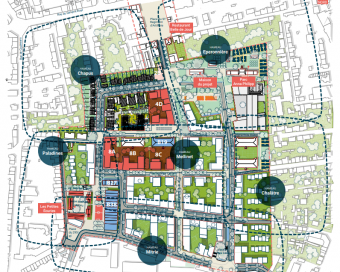 Plan du quartier Mellinet