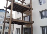 août 2023_Arrière BAT A_1ère pose des balcons