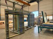 26 novembre 2025 - fabrication des façades bois - Bâtiment A 